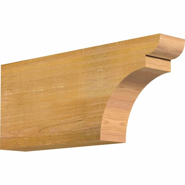 Ekena Millwork Yorktown Rough Sawn Rafter Tail, Western Red Cedar, 4"W x 10"H x 24"L RFT04X10X24YOR00RWR - main